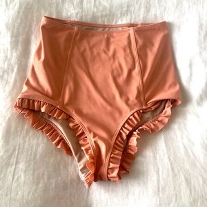 Kortni Jeane All Ruffled Up Bottoms - Peach